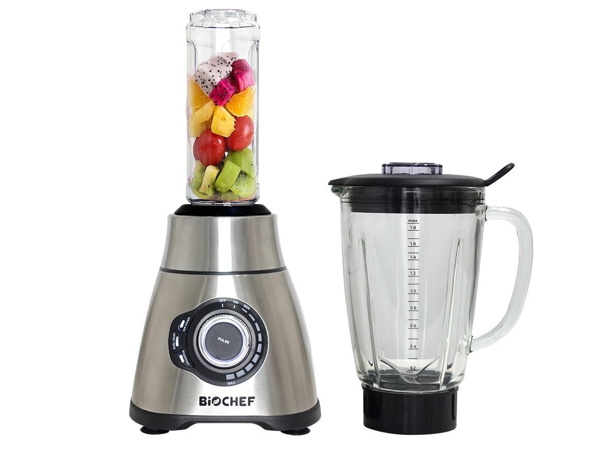 Máy xay sinh tố BioChef dễ sử dụng với núm vặn cơ Máy xay sinh tố BioChef
