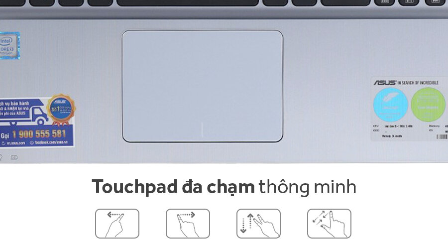 Asus A541UA i3 7100U/4GB/500GB/Win10/(DM1658T)