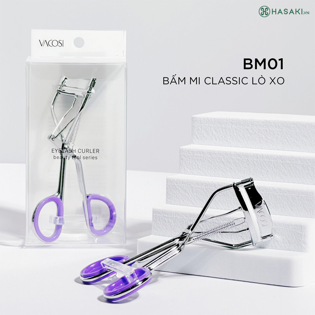 Bấm Mi Vacosi Classic Lash Curler Lò Xo BM01 đã có mặt tại Hasaki 