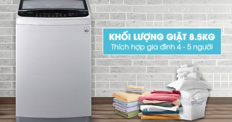 Máy giặt LG Inverter 8.5 kg T2385VS2M Máy giặt LG Inverter 8.5 kg T2385VS2M