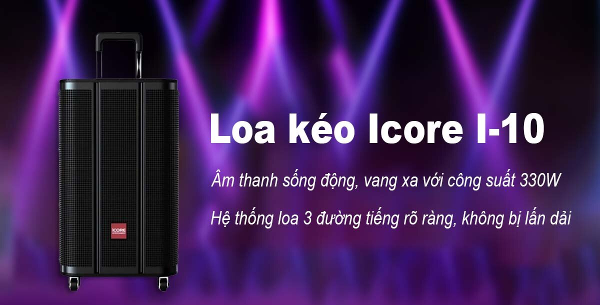 Sản phẩm sở hữu hệ thống loa 3 đường tiếng và công suất lớn 330W