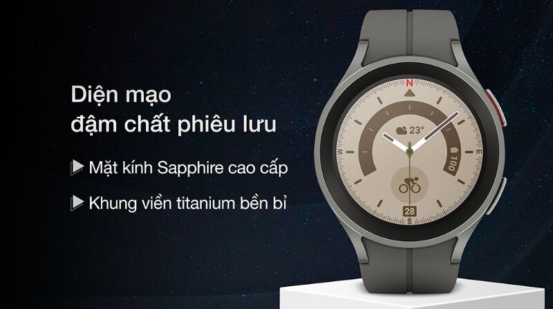 galaxy watch5 pro 45mm thiết kế