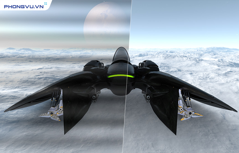 Màn hình W-LED 27.9 inch, công nghệ chống nhấp nháy