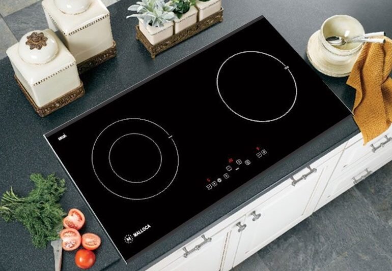 Bếp từ hồng ngoại âm 2 vùng nấu Malloca MH-02IR SB