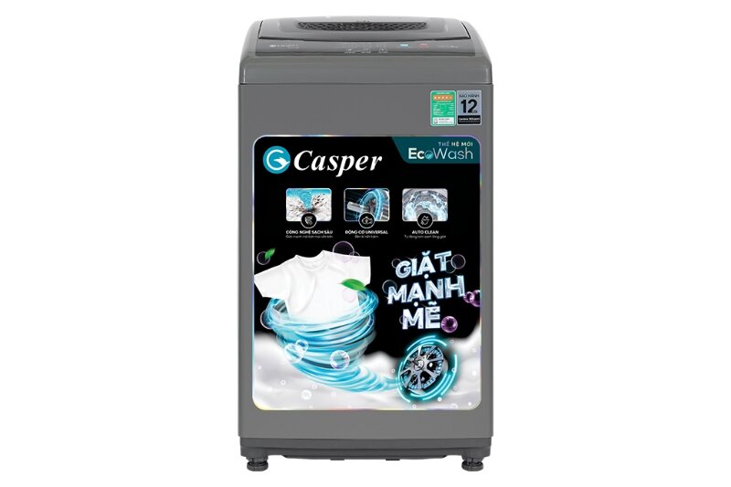 Máy giặt Casper 7.5 kg WT-75NG1 khối lượng giặt