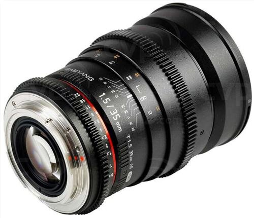 Ống Kính Samyang 35mm T1.5 VDSLR II Sony/ Nikon