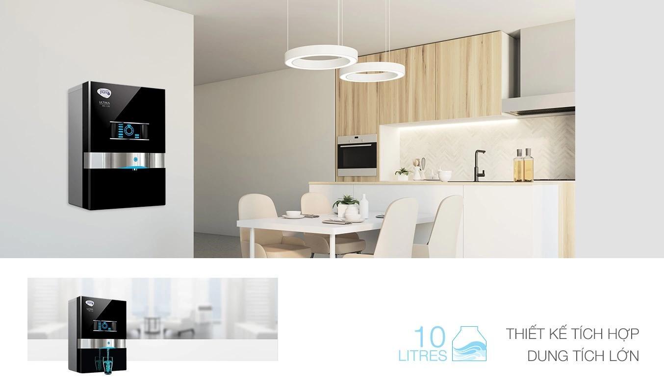 Máy lọc nước Unilever Pureit Mineral RO+UV sở hữu thiết kế sang trọng, hiện đại