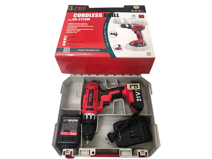 Máy khoan vặn vít dùng pin EG-2113M Máy khoan pin EG-2113M