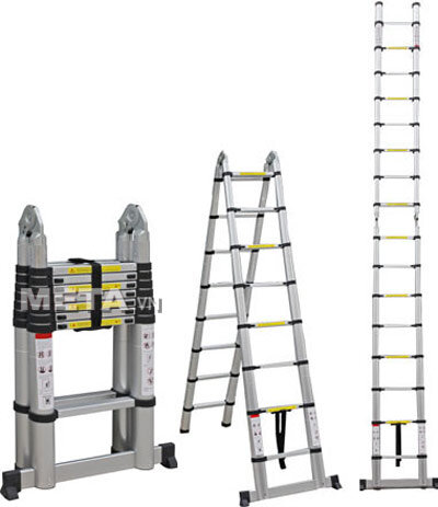 Thang nhôm rút gọn (chữ A) Advindeq ADT708B Thang nhôm rút gọn (chữ A) Advindeq ADT708B