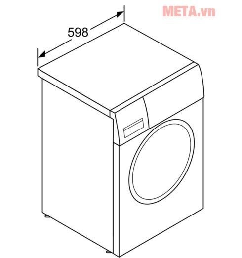 Máy giặt cửa trước Bosch WAW28480SG (9kg)