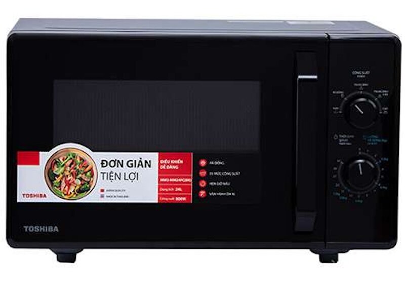 Lò vi sóng Toshiba MW2-MM24PC được thiết kế với kiểu dáng hiện đại