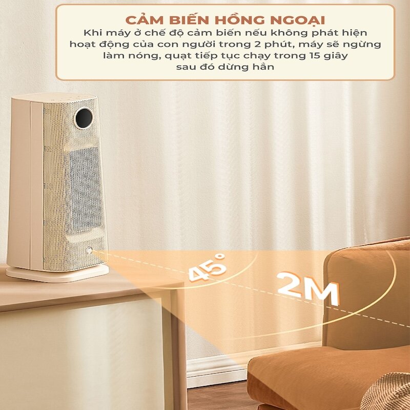 Hướng dẫn sử dụng máy sưởi điện đa năng PTC Moaz BéBé MB 077 (Ảnh: moazbebe).