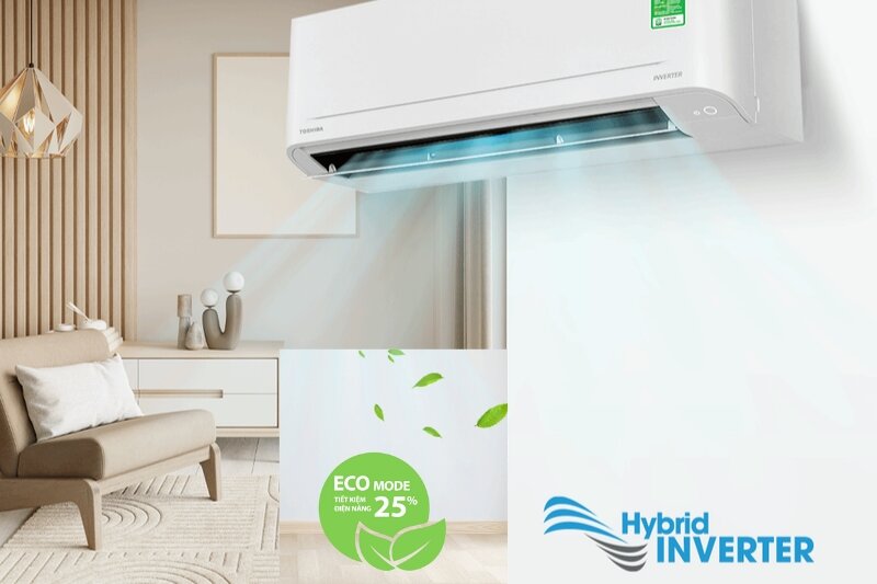 Điều hòa Toshiba Inverter 12000 BTU 1 chiều RAS-H13S4KCV2G-V tiết kiệm điện