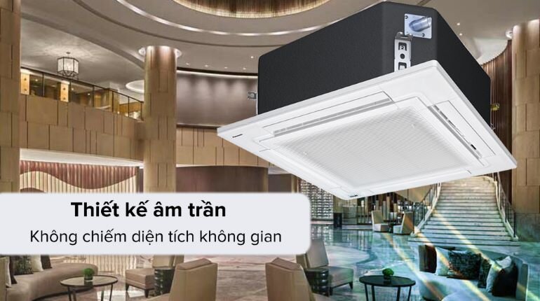 điều hòa âm trần Panasonic S-3448PU3H/U-48PR1H5 được thiết kế nhỏ gọn