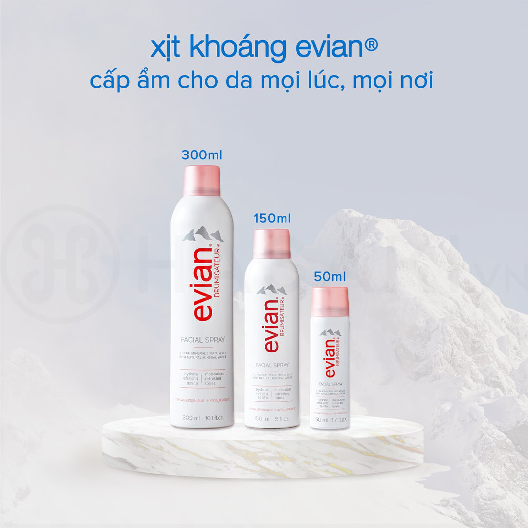 Xịt Khoáng Evian Cấp Ẩm Và Làm Dịu Da