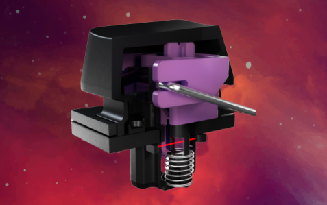 Bàn phím cơ quang Edra EK3104 Optical đen (USB/Rainbow/LK Blue sw) 2