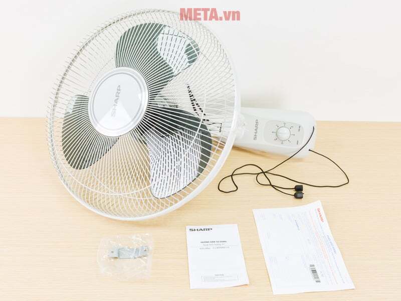 Quạt treo tường Sharp PJ-W40MV-LG Quạt treo tường Sharp PJ-W40MV-LG