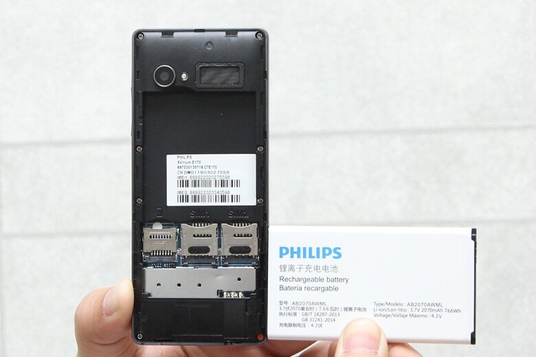 Điện thoại Philips E170 Điện thoại Philips E170