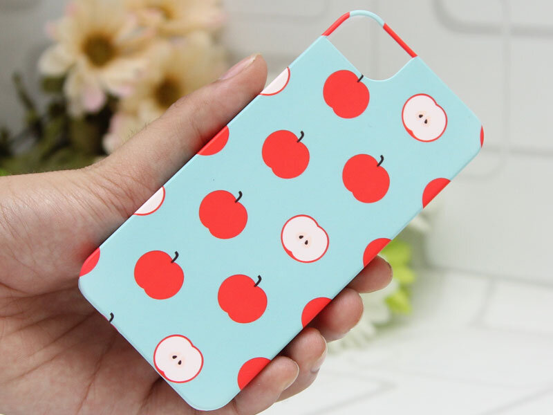 Ốp lưng iPhone 5 - 5S Nhựa Icover Táo Đỏ