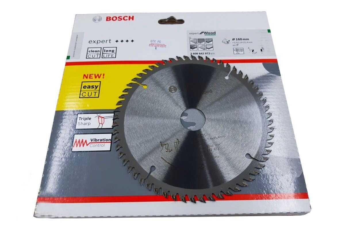 Lưỡi cưa gỗ 160x25.4mm T60 Bosch 2608642972