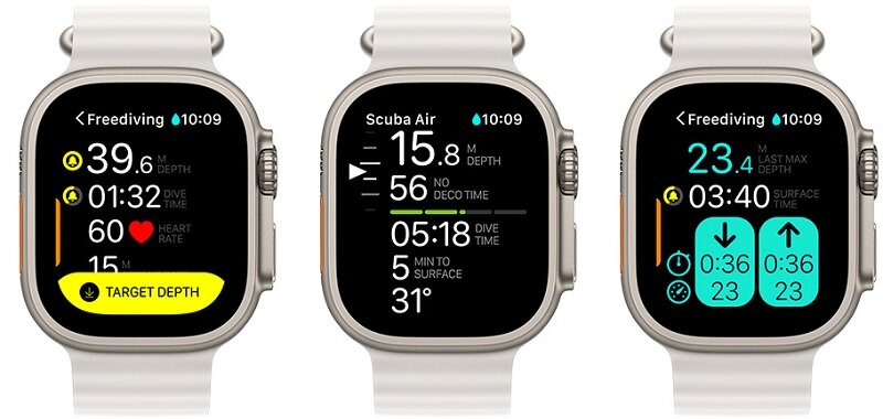 Apple Watch Ultra 2 49mm dây Ocean Band theo dõi sức khỏe