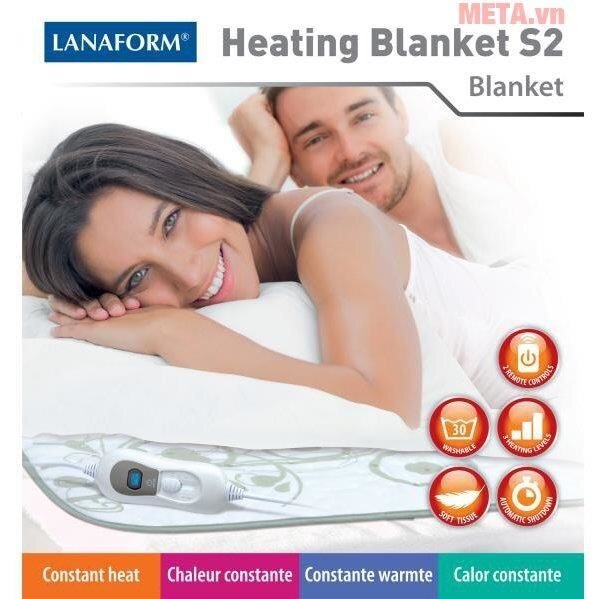 Đệm điện đôi Lanaform (160cm x 140cm) LA180111