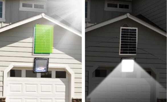 Đèn pha LED JinDian JD-7200 được tích hợp cảm biến ánh sáng thông minh Đèn pha LED JinDian JD-7200