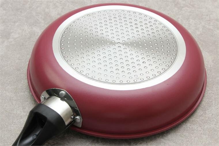 Chảo vân đá đáy từ Goldsun FP-GE1526-IH(Hồng) - 26cm