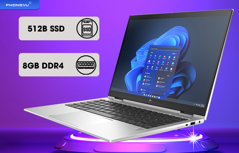 Laptop HP X360 830 G9 6Z963PA | Bộ nhớ