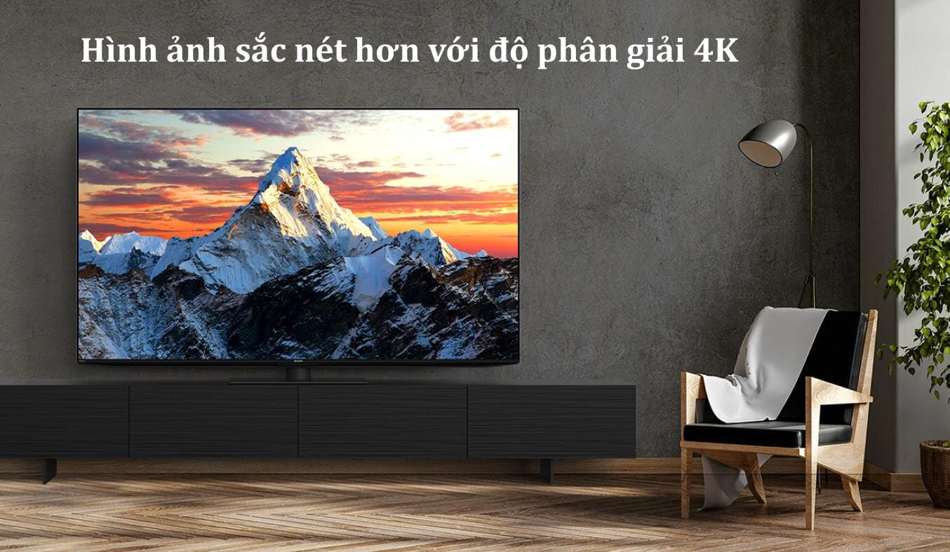 Tivi đèn nền XLED Sharp 4K 65 inch 4T-C65FV1X