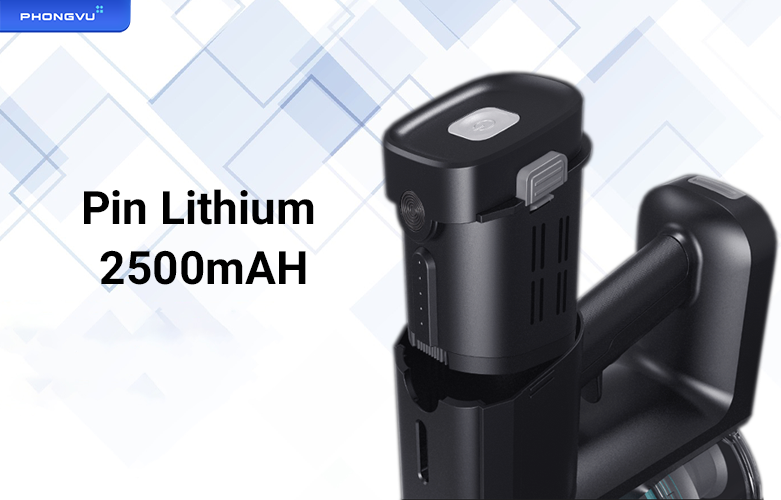Máy hút bụi lau nhà Viomi Aeolus 9 | Pin lithium khủng