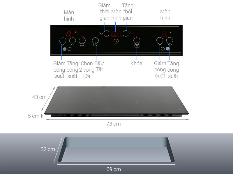 Bếp từ hồng ngoại Teka IZ 7200 HL Bếp từ hồng ngoại Teka IZ 7200 HL