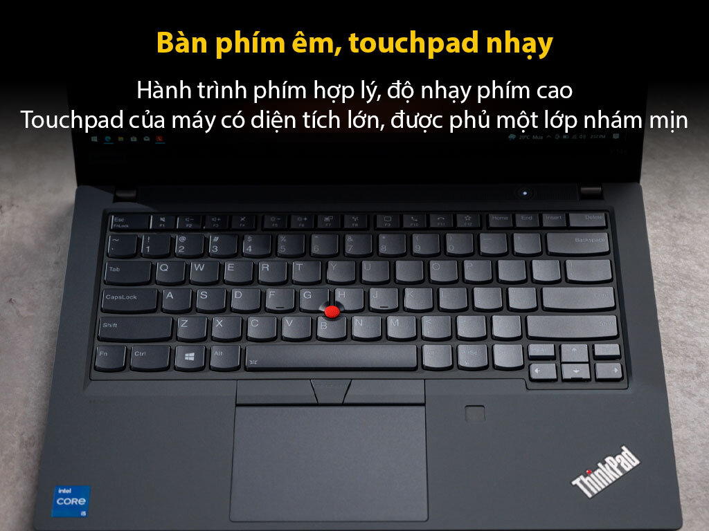 Laptop Lenovo Thinkpad P14s G3 (21AK006TVA) (i5 1240P/24GB RAM/512GB SSD/14 2.2K/T550 4GB/Dos/Đen) ảnh 3