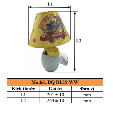 Đèn gốm sứ trang trí Điện Quang ĐQ DL18 WW (thân hình gấu vàng, bóng Led 5W, warmwhite) (Sao chép)