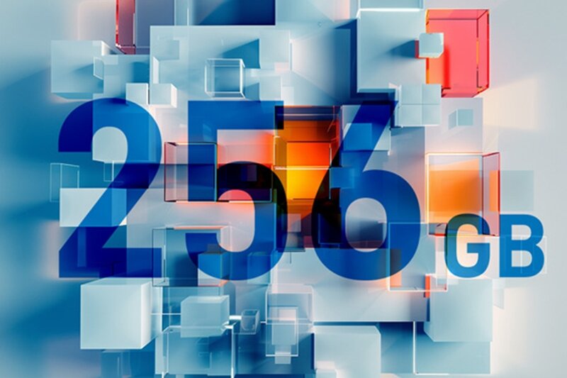 Bộ nhớ trong 256GB cung cấp không gian lưu trữ thoải mái