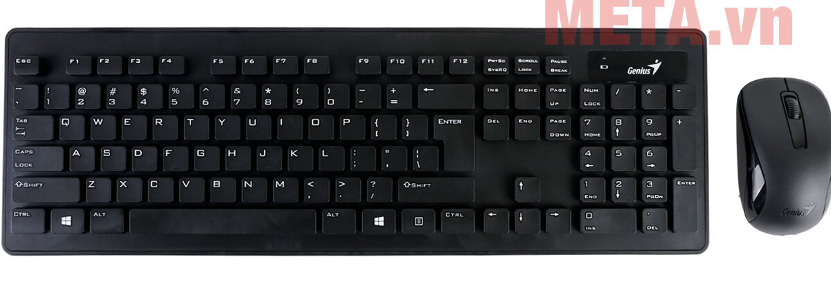 Bộ bàn phím, chuột không dây Genius Slimstar 8005
