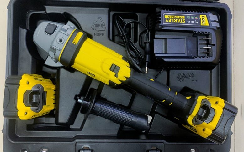 Phụ kiện của máy mài góc Máy mài góc dùng pin 20V