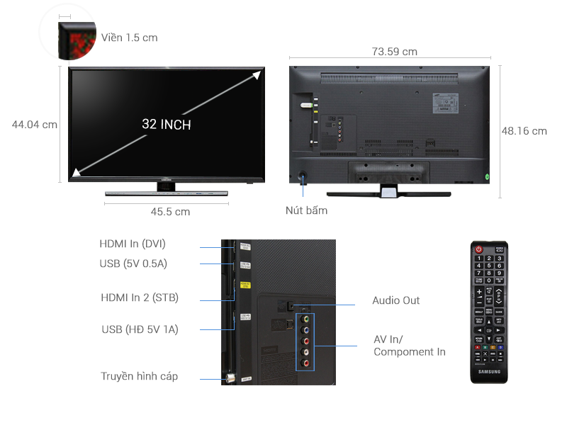Tivi Samsung 32 inch UA32J4100 Tivi Samsung 32 inch UA32J4100