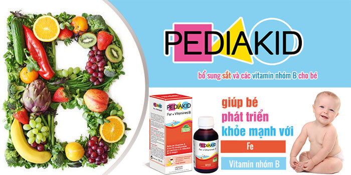 Pediakid Fer   Vitamines B - Bổ sung sắt và vitamin nhóm B (125ml)