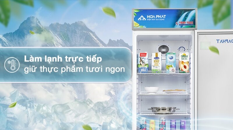 Tủ mát Hòa Phát 1 cánh 242 lít HSR S6242