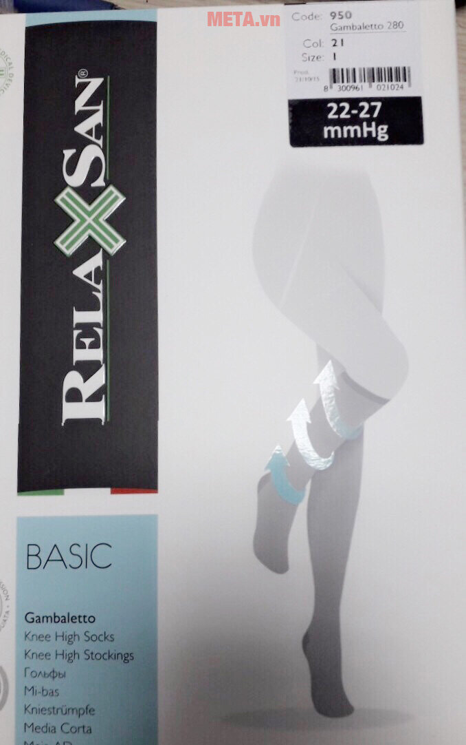 Vớ phòng ngừa suy tĩnh mạch dạng gối Art-950