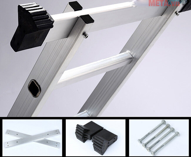 Thang nhôm gấp 4 khúc Nikita Nik44