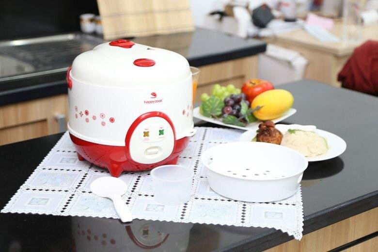 Nồi cơm điện Happycook 1.2 lít HC-120 Đỏ Nồi cơm điện Happycook 1.2 lít HC-120 Đỏ