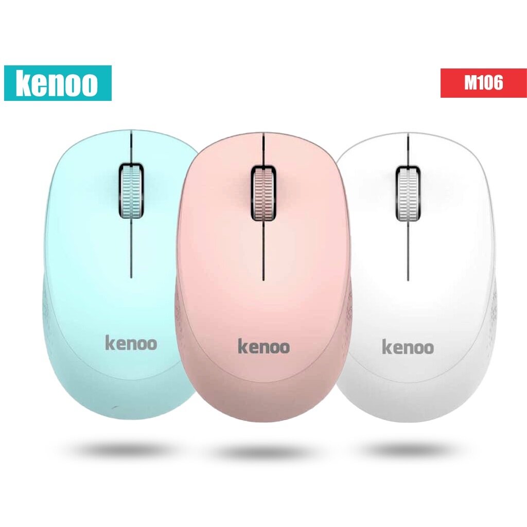Chuột không dây Kenoo M106 Silent Màu Đen 1
