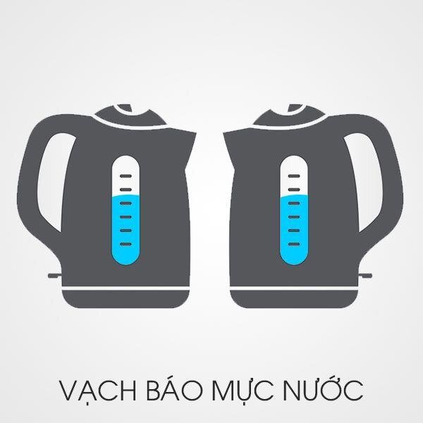 Bình siêu tốc 1.7L Sharp EKJ-17VSS-ST Bình siêu tốc 1.7L Sharp EKJ-17VSS-ST