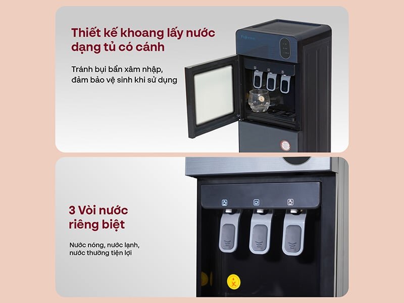 Cây nước nóng lạnh bình âm Fujihome WD210UE