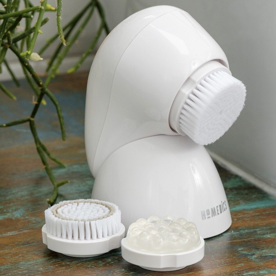 Máy rửa mặt công nghệ siêu âm 3D HoMedics FAC-600-EU