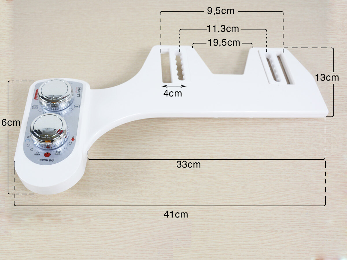 Vòi rửa vệ sinh thông minh LUVA Bidet LB202 (bản có nóng lạnh)