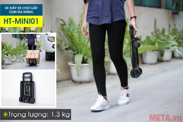 Xe đẩy đi chợ gấp gọn đa năng Advindeq HT-MINI01