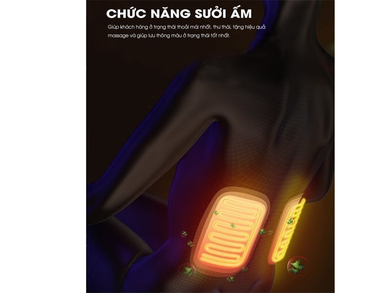 Chức năng sưởi ấm phù hợp với mùa đông